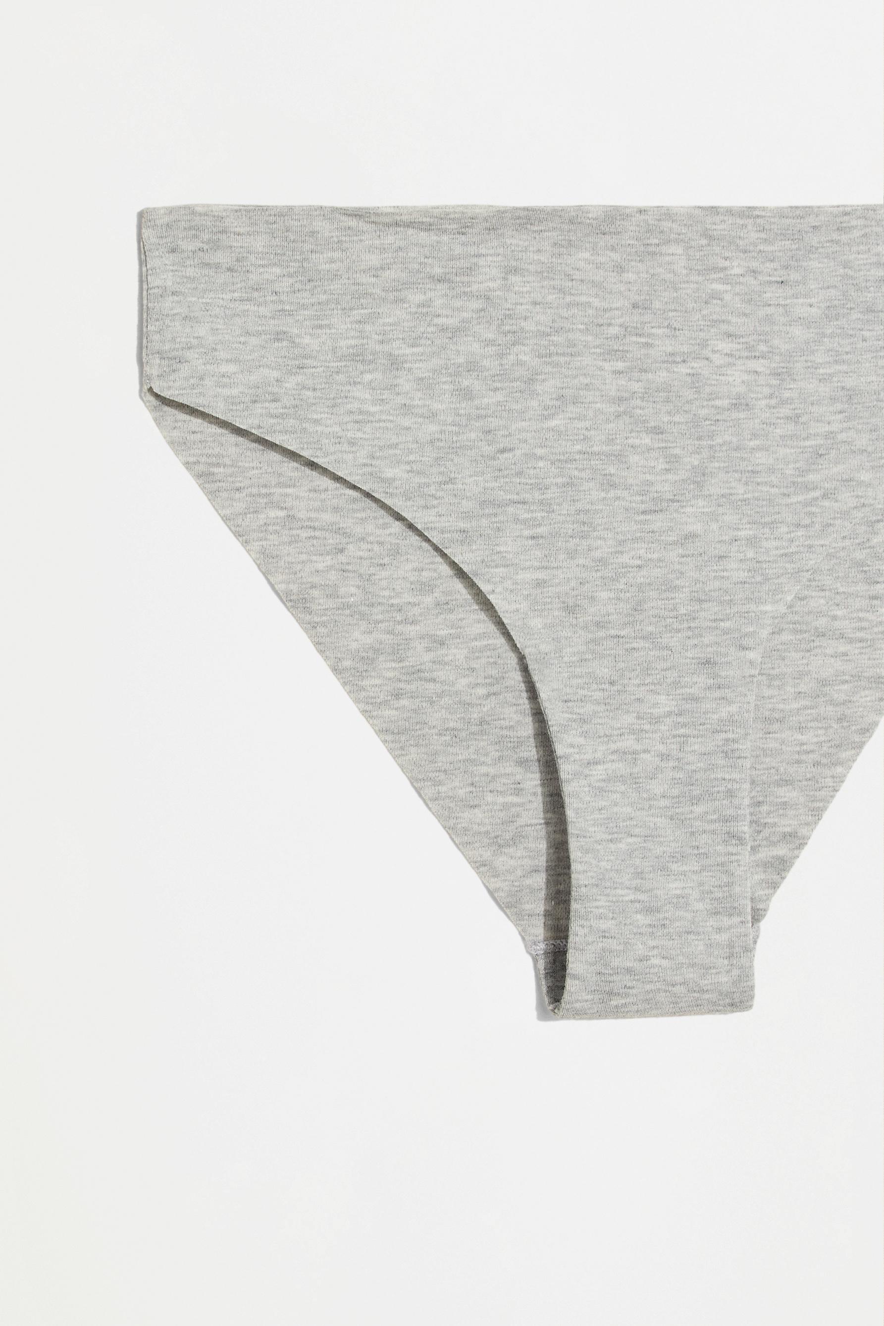 Pack of 3 classic cotton briefs — GREY
