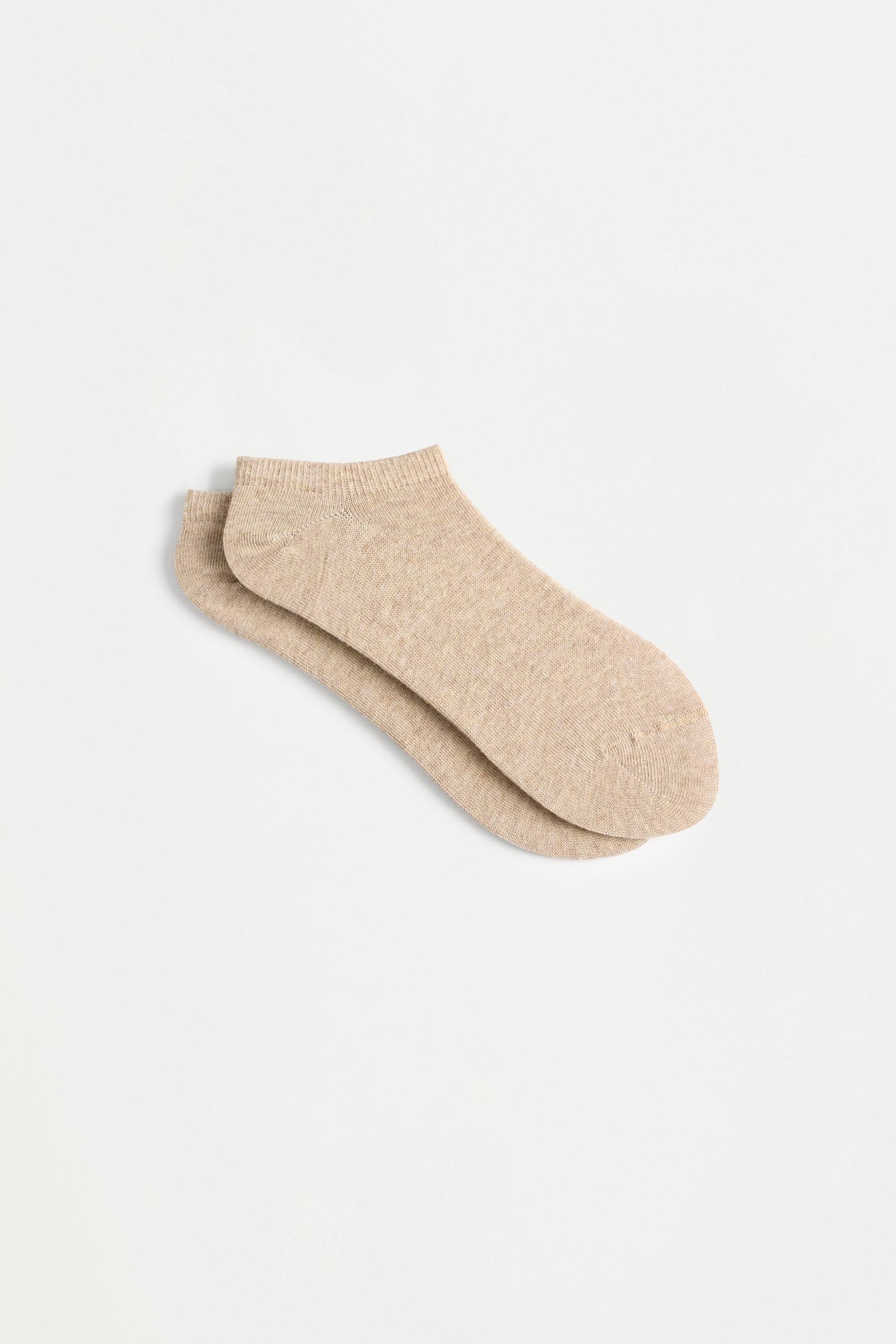 No-show socks (Pack 5) — ECRU