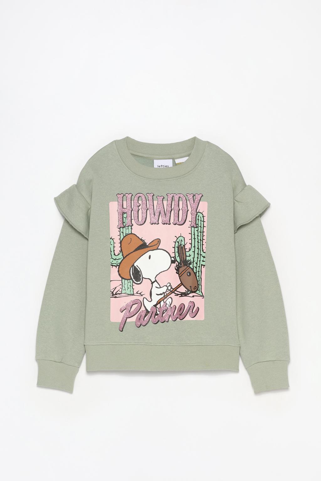 Snoopy Peanuts™ sweatshirt with ruffles