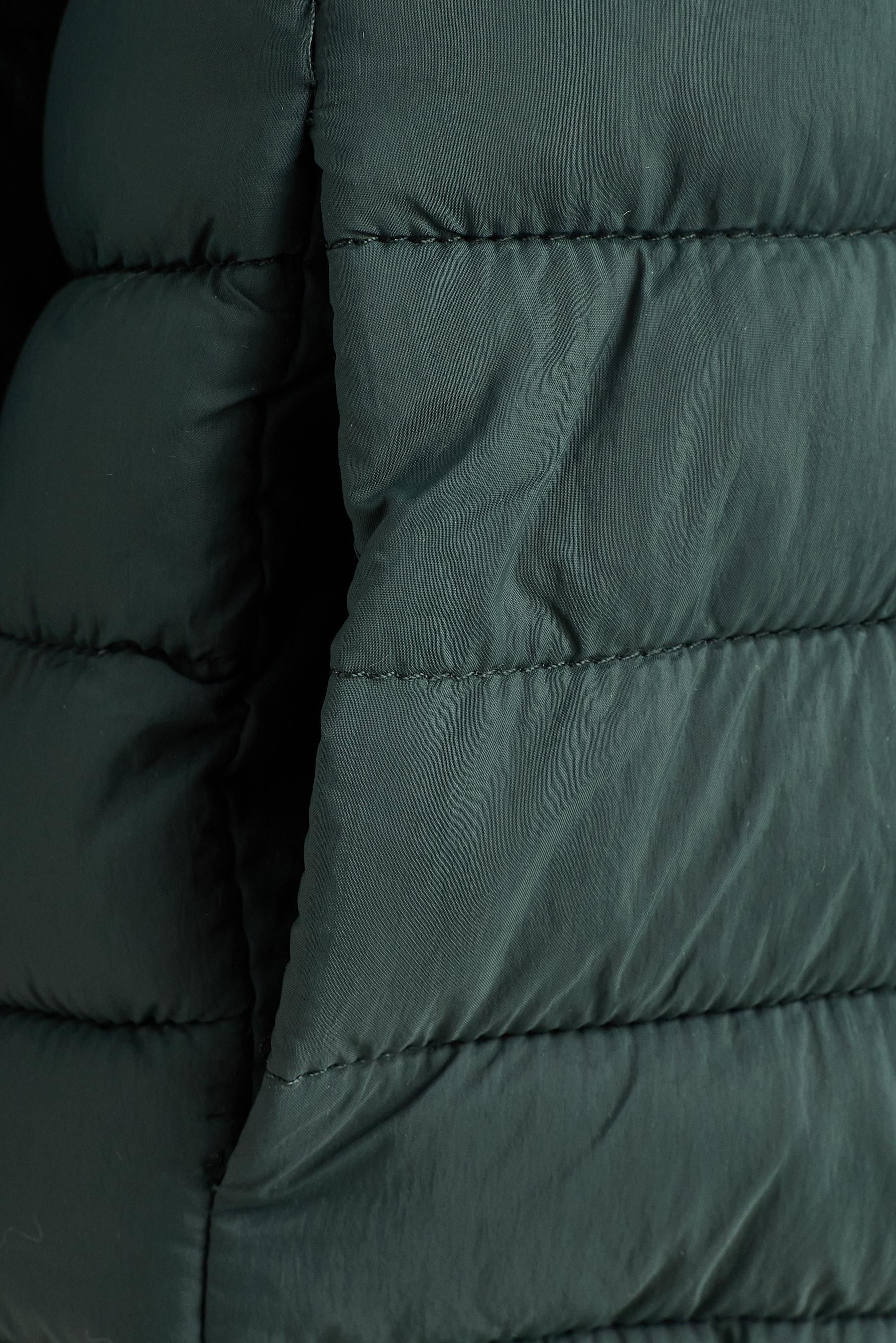 Lightweight hooded quilted jacket — TEAL GREEN
