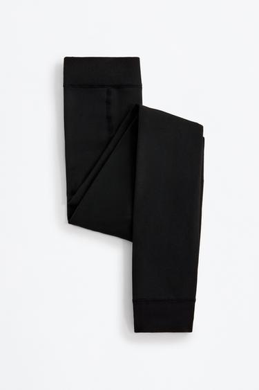 200 denier thermal leggings — BLACK 4