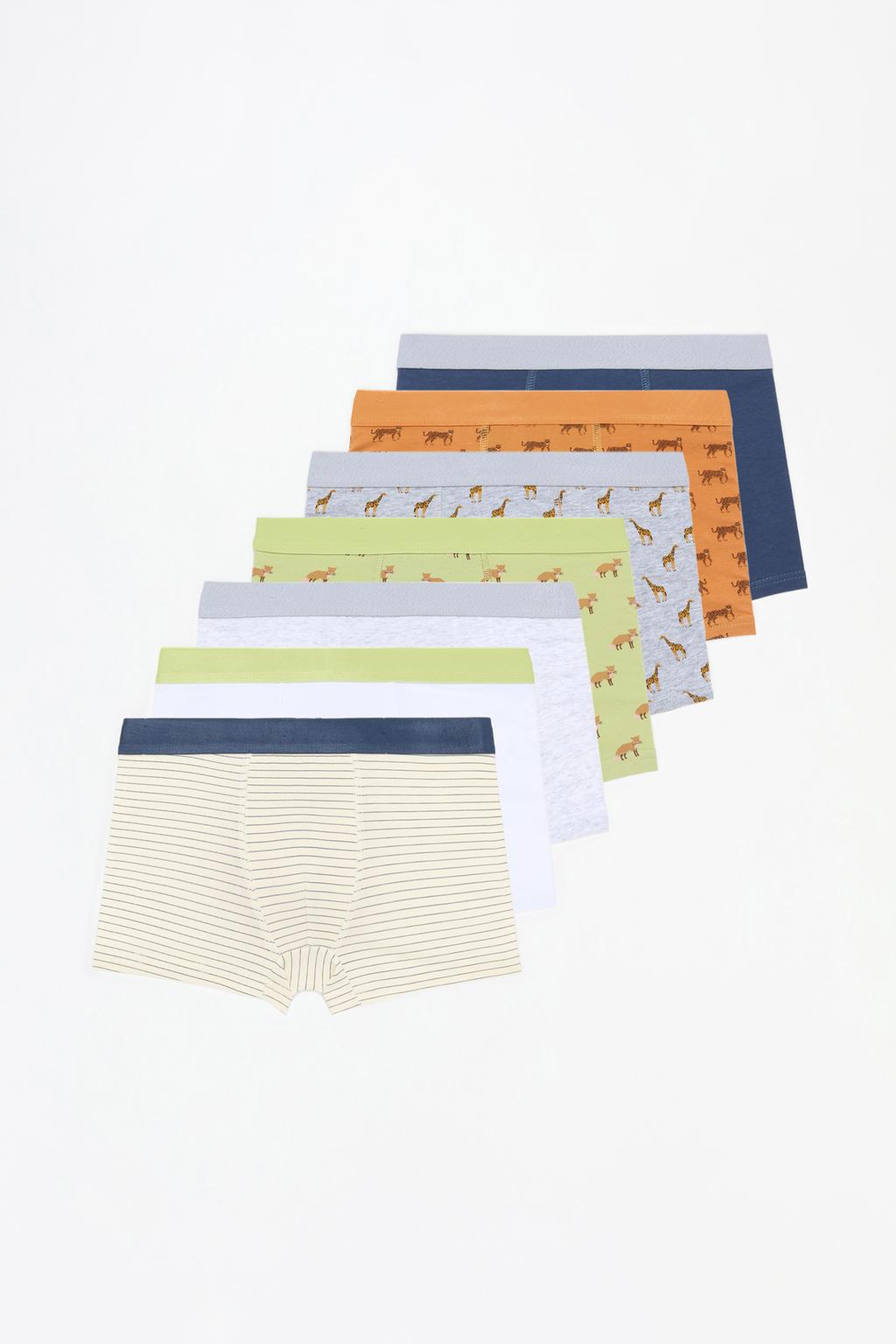 Pack of 7 printed boxers