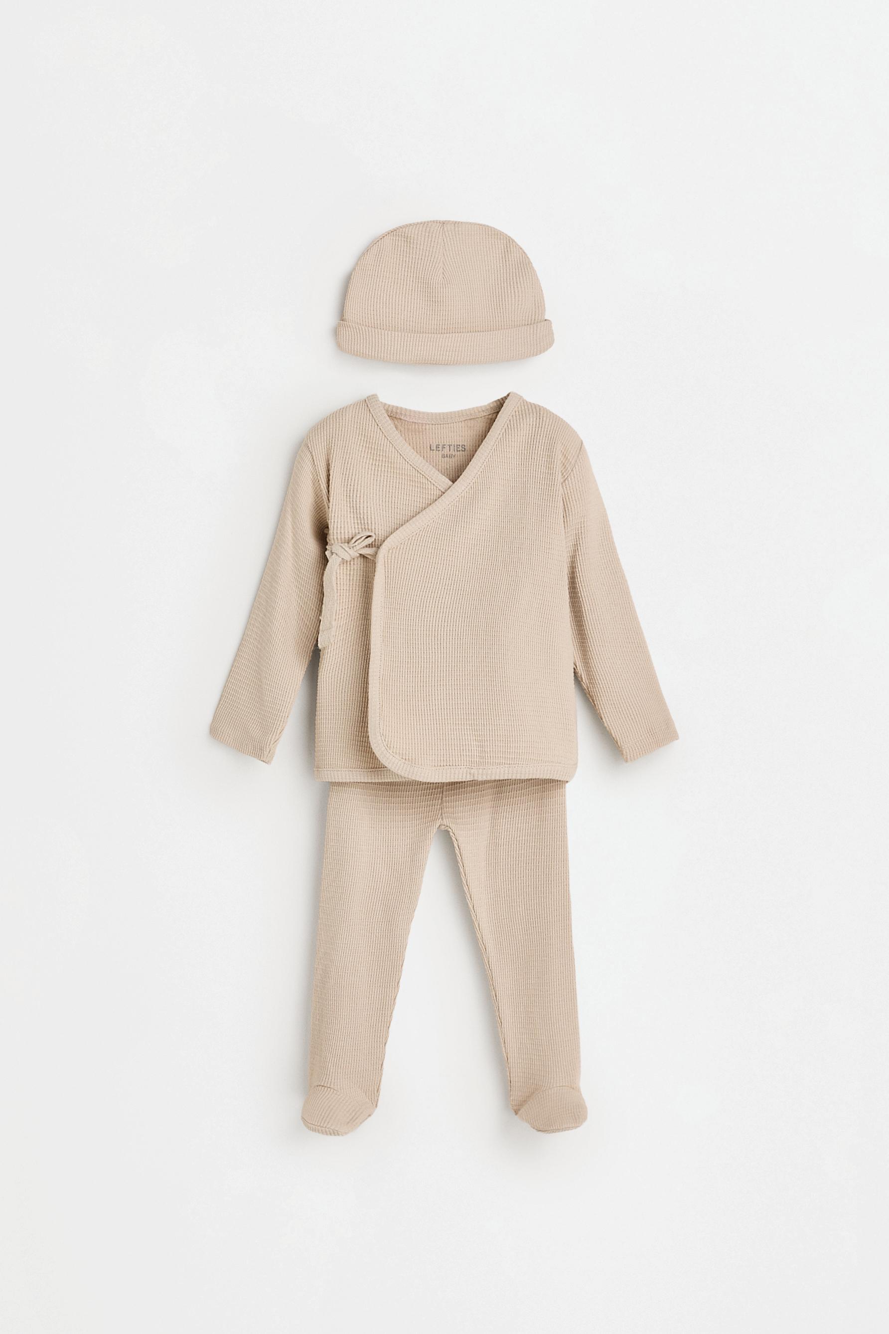 3-piece textured set — OCHRE