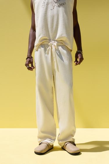 Baggy jogger jeans — ECRU 2