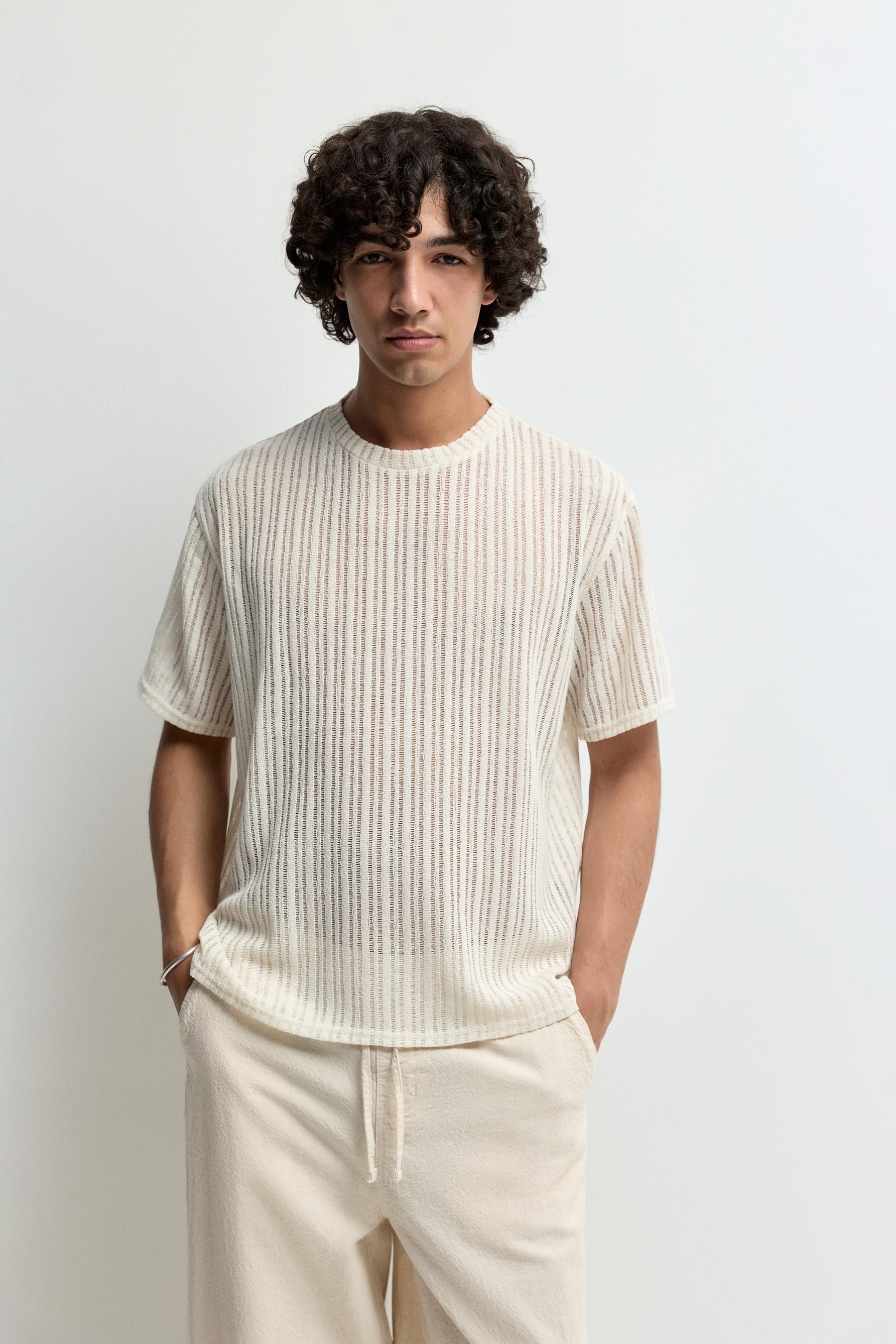 Openwork T-shirt — BUTTER