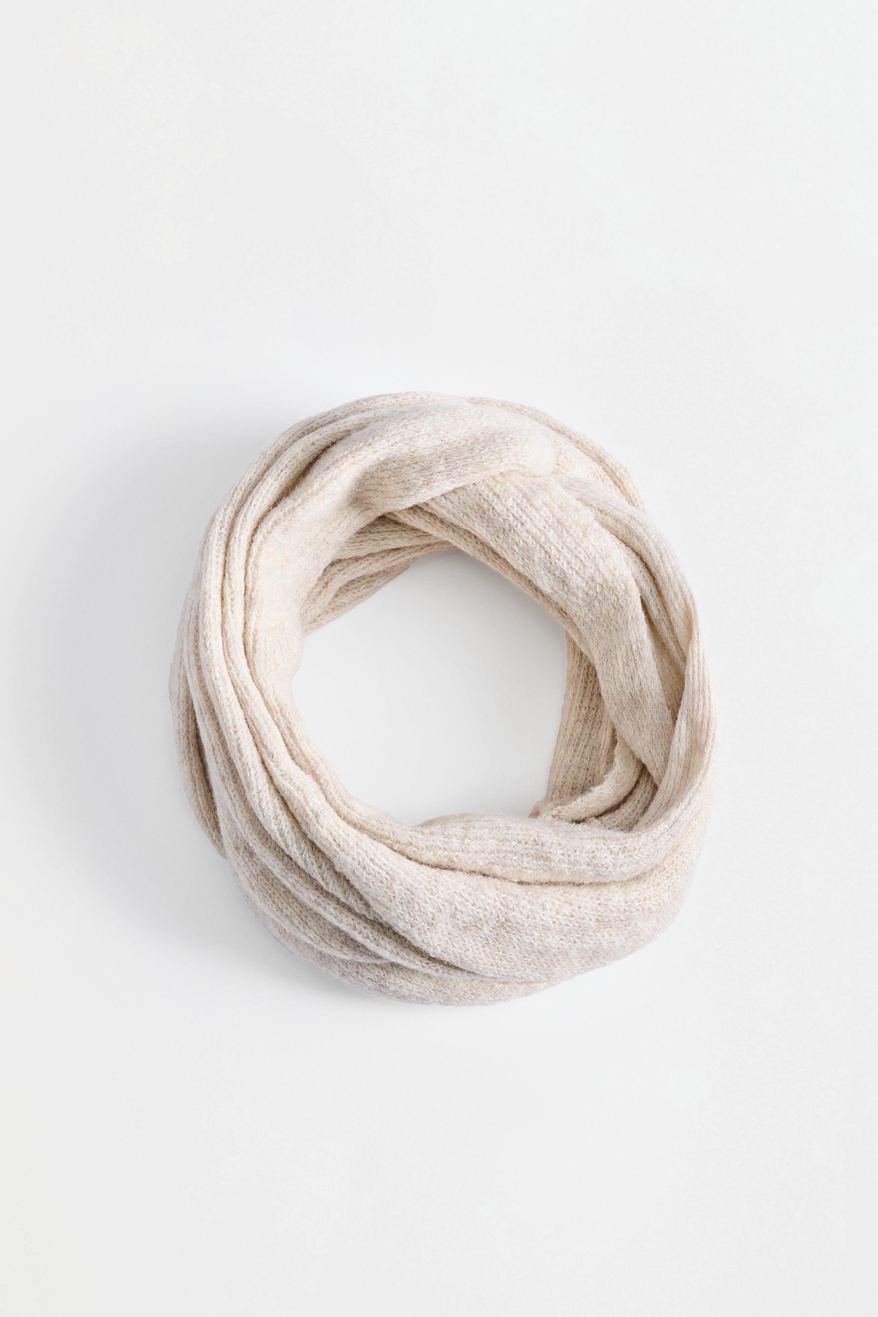 Solid double snood — SAND MARL