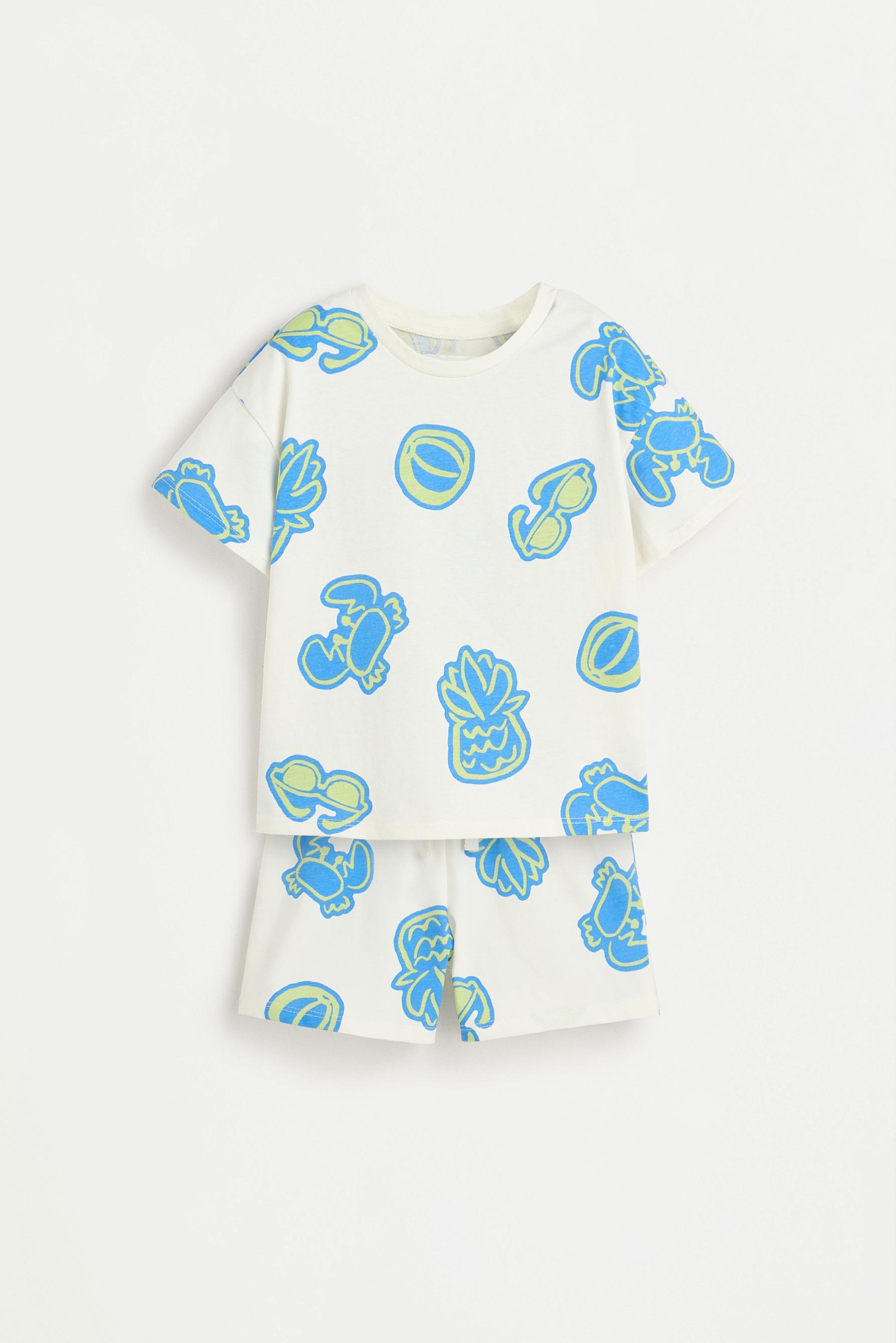 Short printed pyjamas — OFF WHITE