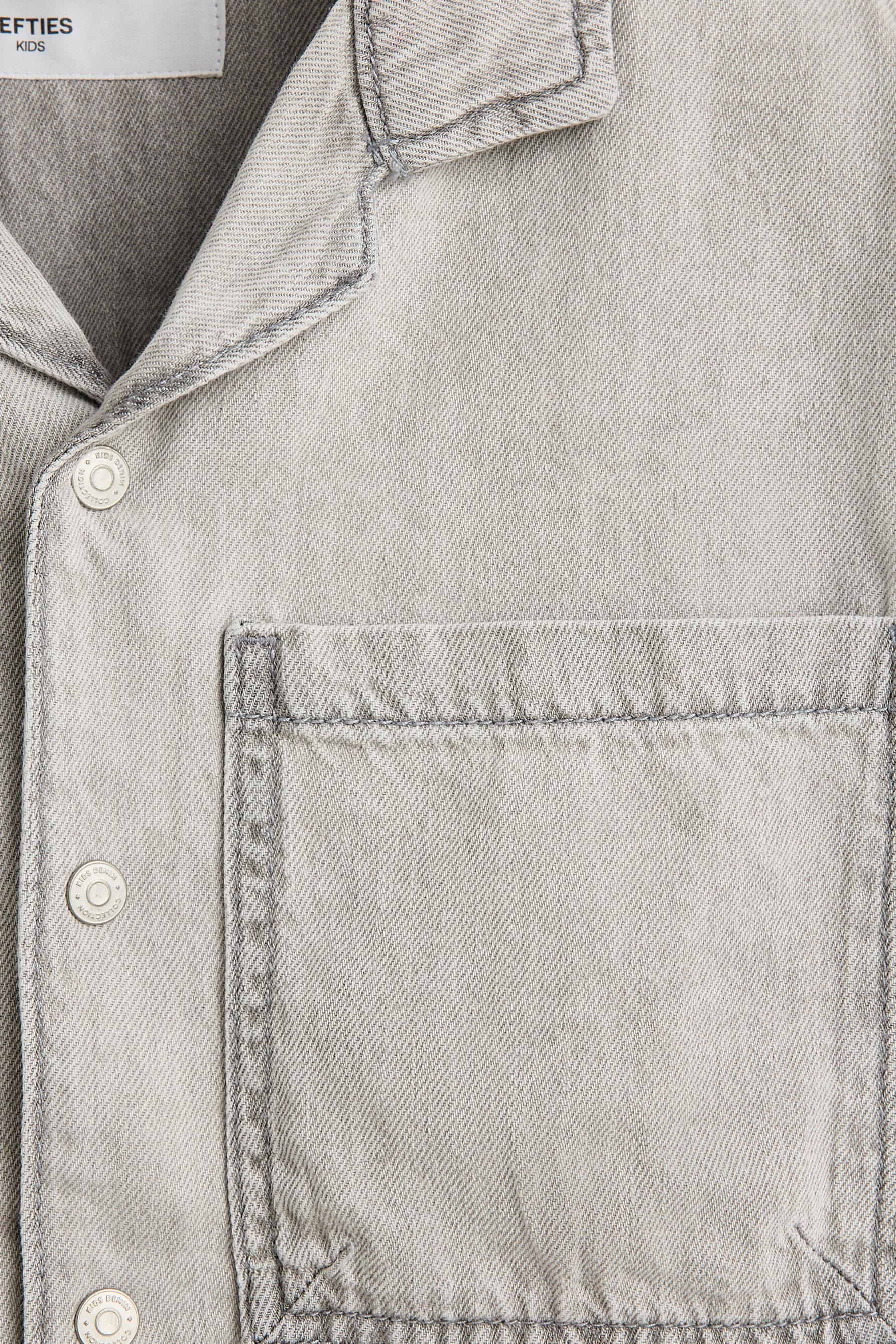Denim resort shirt — GREY
