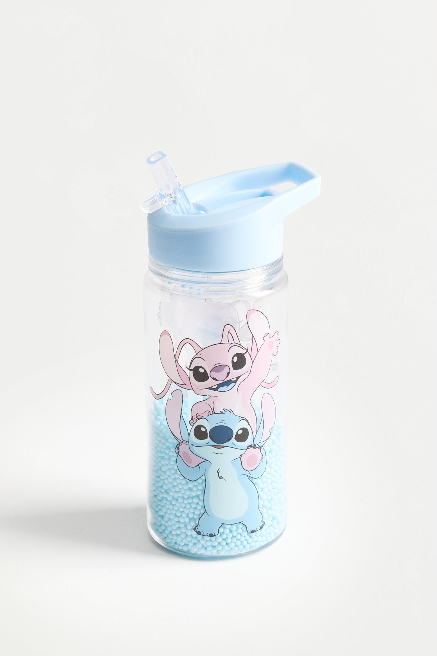 Stitch & Angel ©Disney 250ml bottle with beads — SKY BLUE