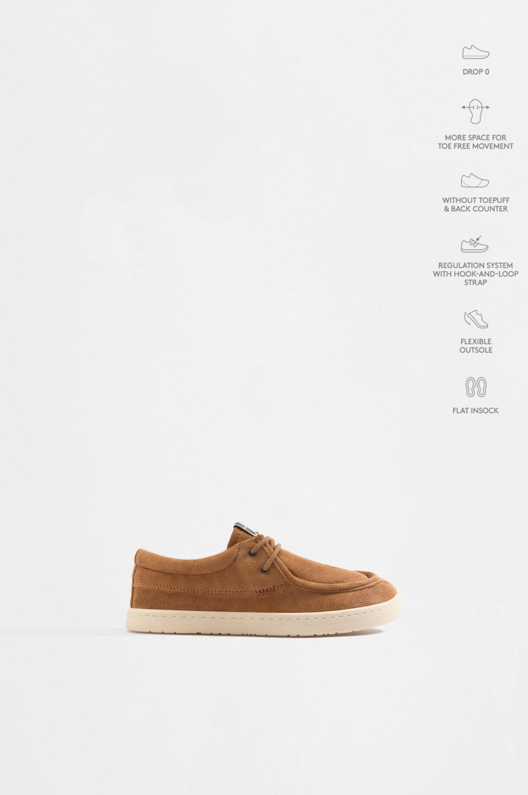 Barefoot dress sneakers — BROWN