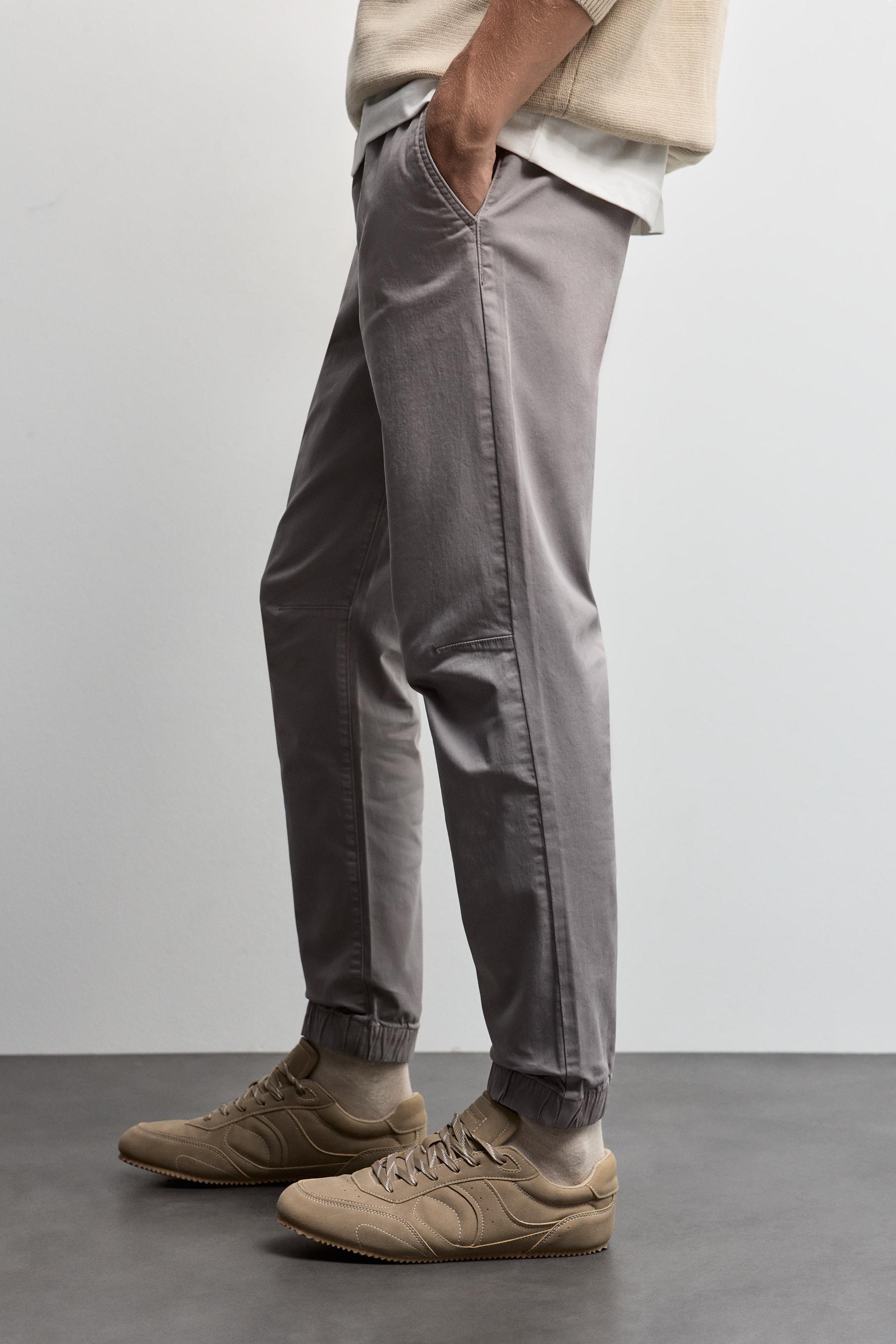 Slim fit joggers — GREY