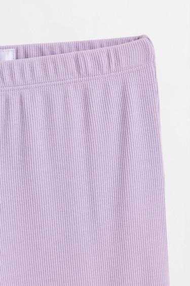 Sweatshirt and bell bottom leggings set — PALE GREY 5