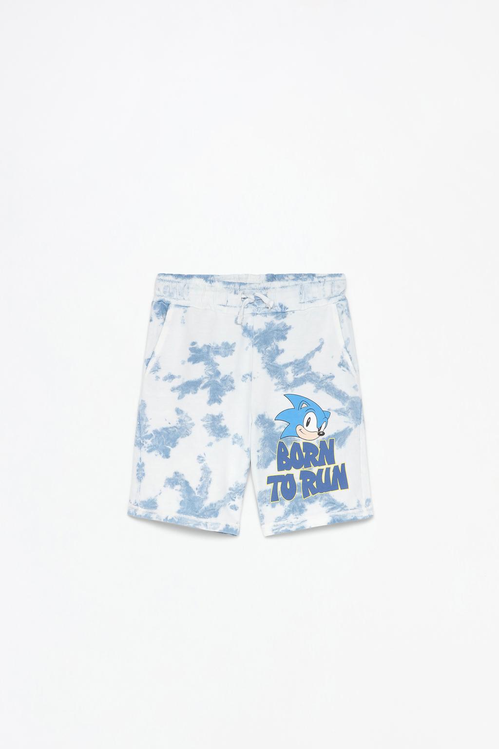Calções bermuda jogger Sonic™ | SEGA tie-dye