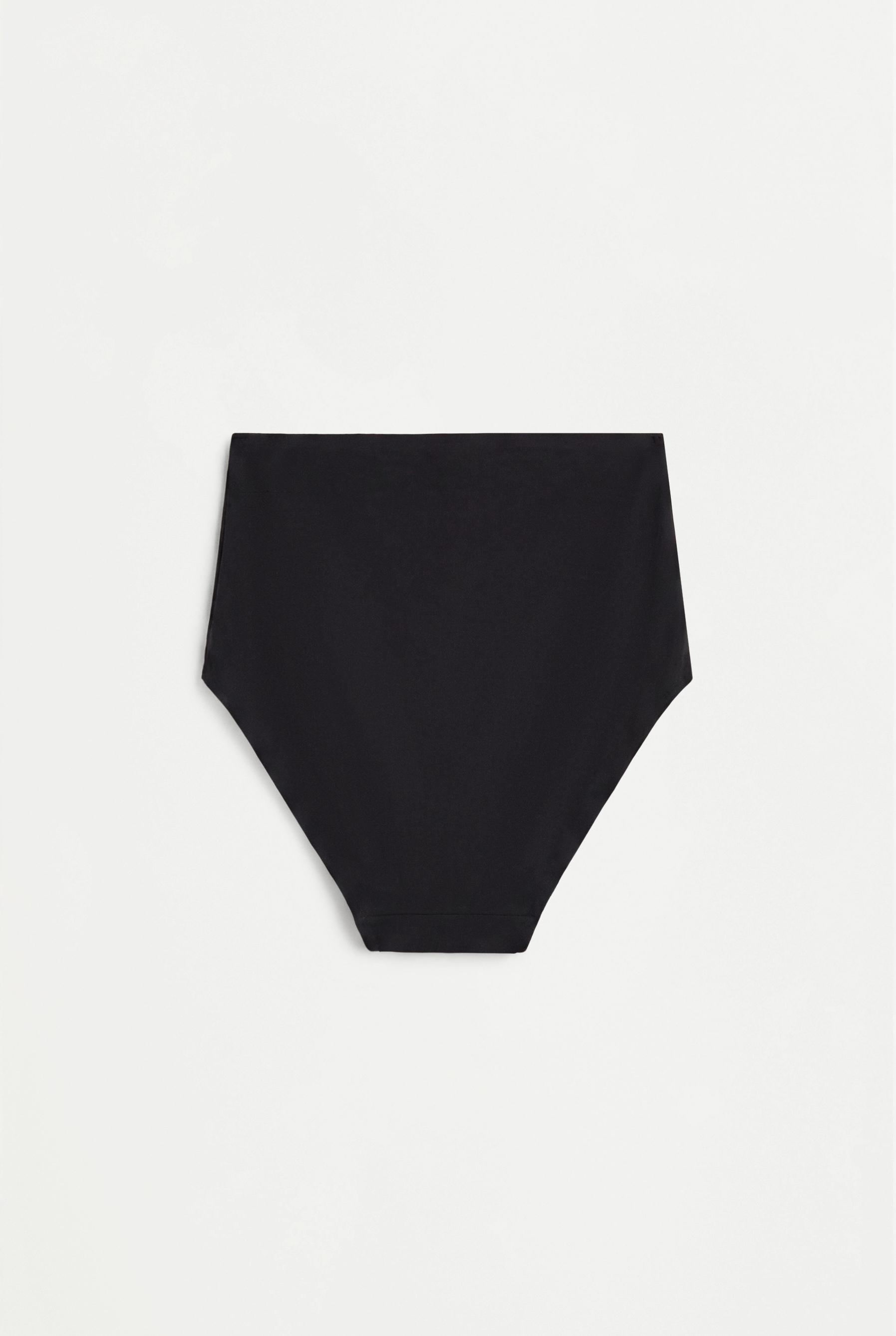 High-waist shaper briefs — BLACK