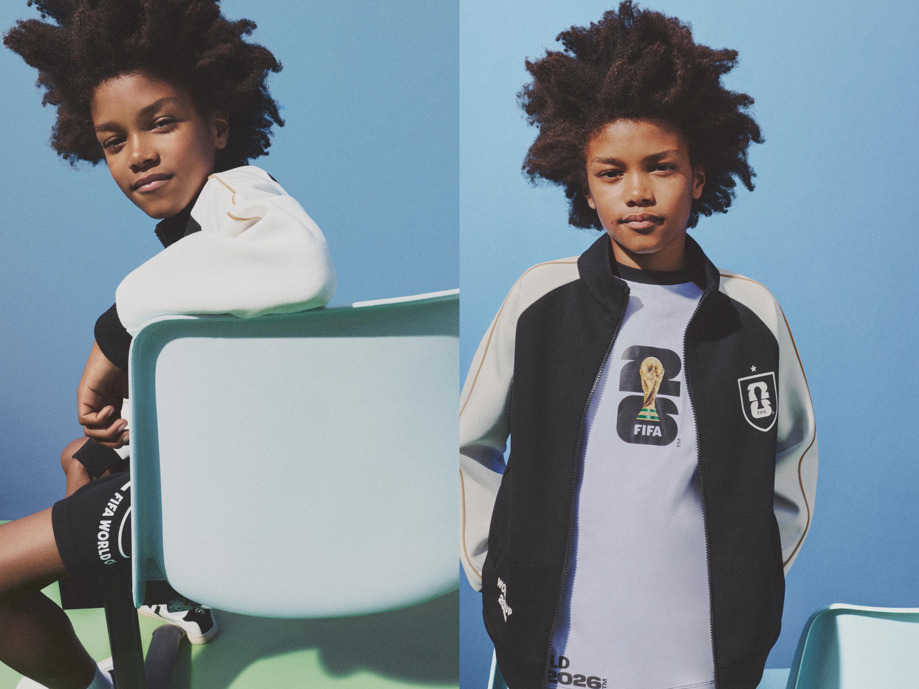 Kids | FIFA World Cup 2026 Official Licensed Product Zip-Up Sweatshirt — BLACK