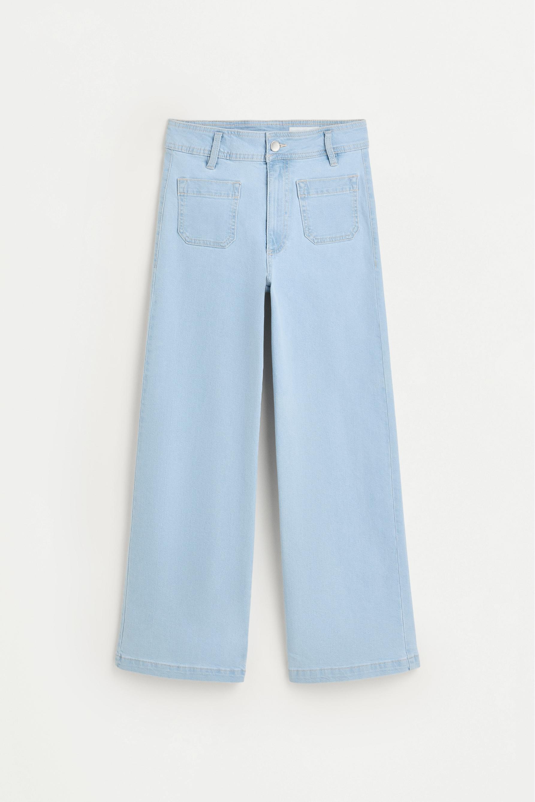 Stretch pocket jeans — SKY BLUE