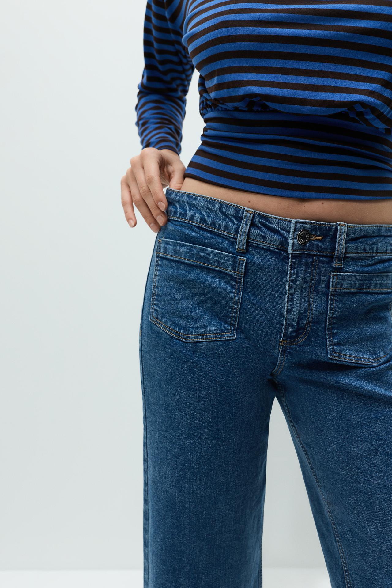 Culotte pocket jeans — INDIGO