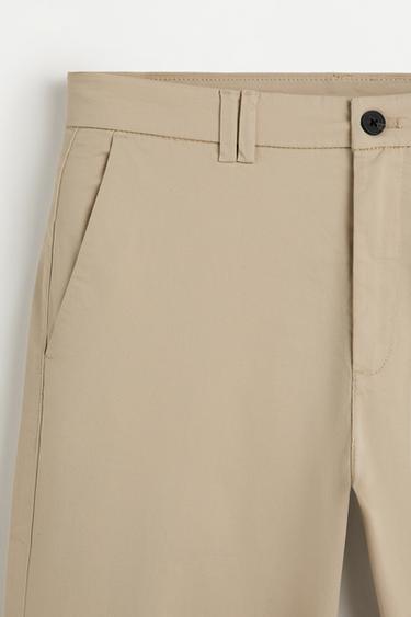 Slim fit chino trousers — BEIGE 7