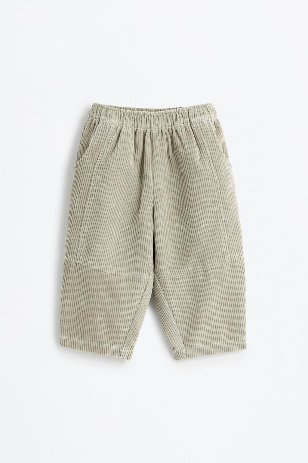 Oversize corduroy trousers
