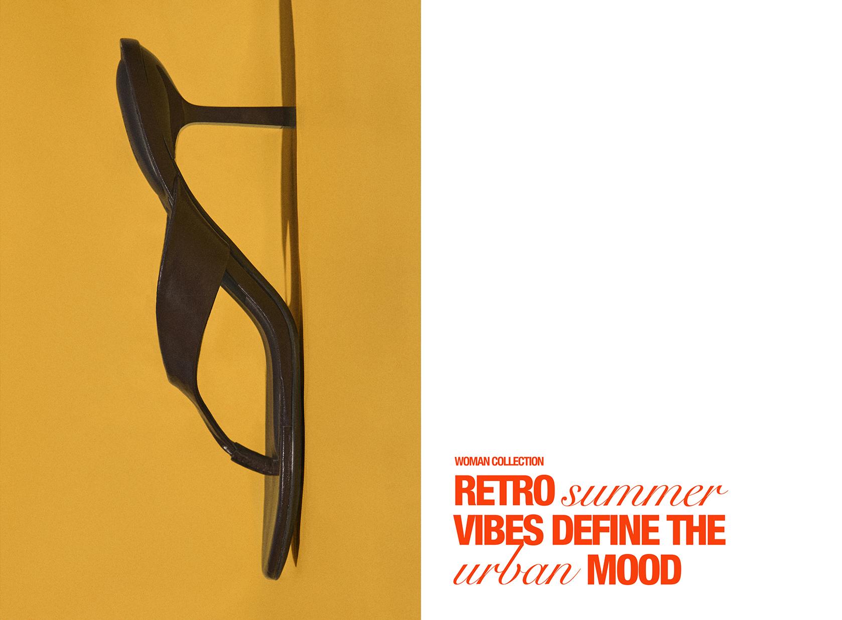 Thong heeled sandals — BROWN