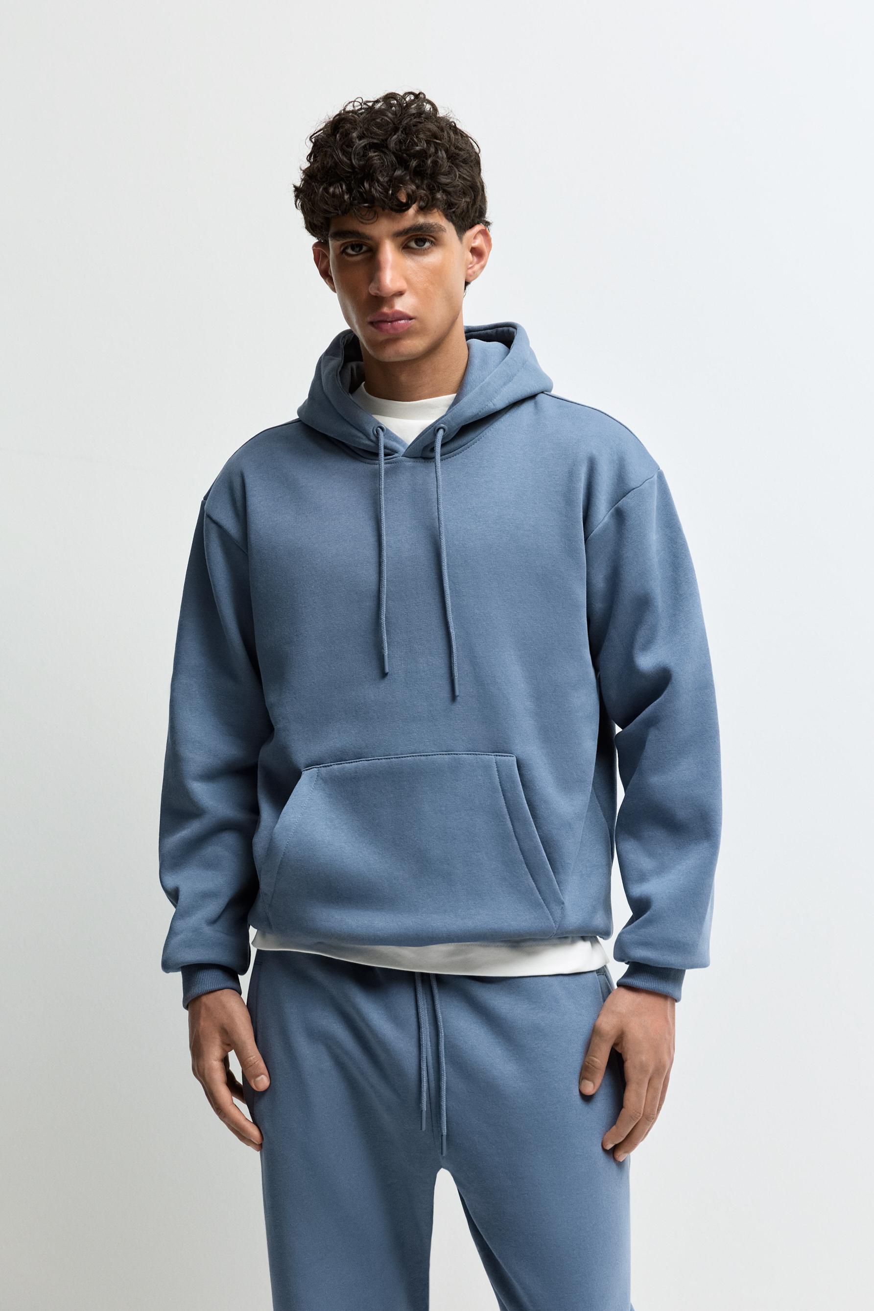 Sudadera básica capucha