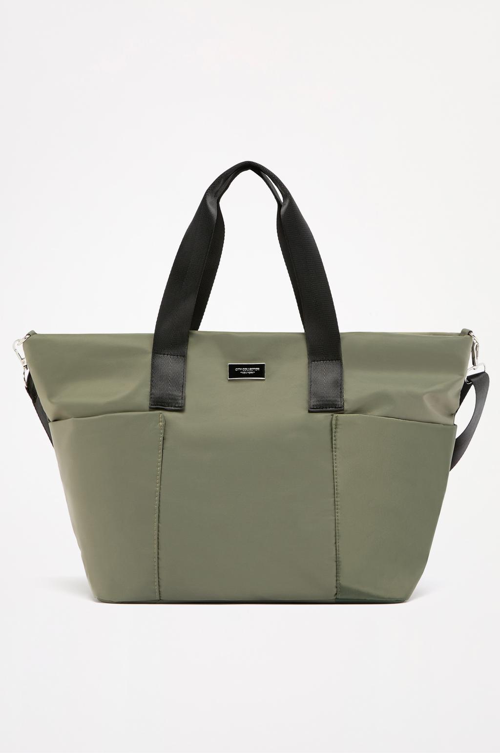 Casual nylon shopper bag