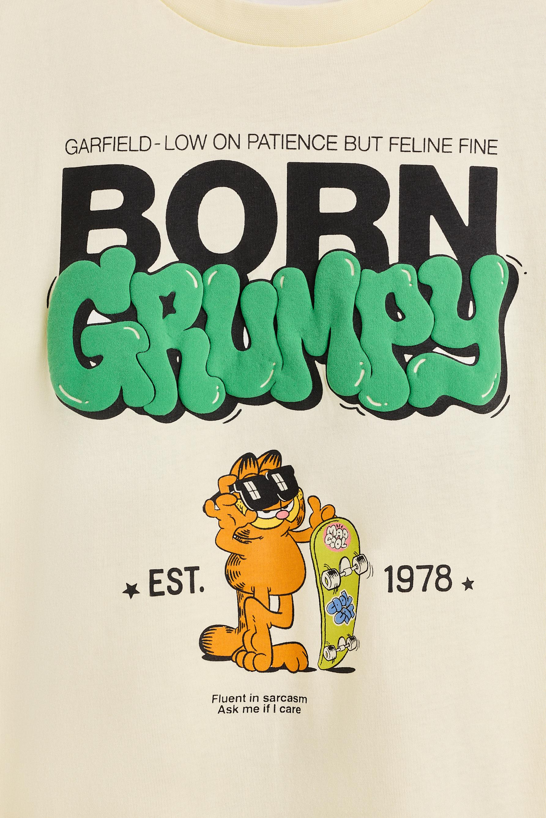 Garfield ©Nickelodeon T-shirt — GREEN
