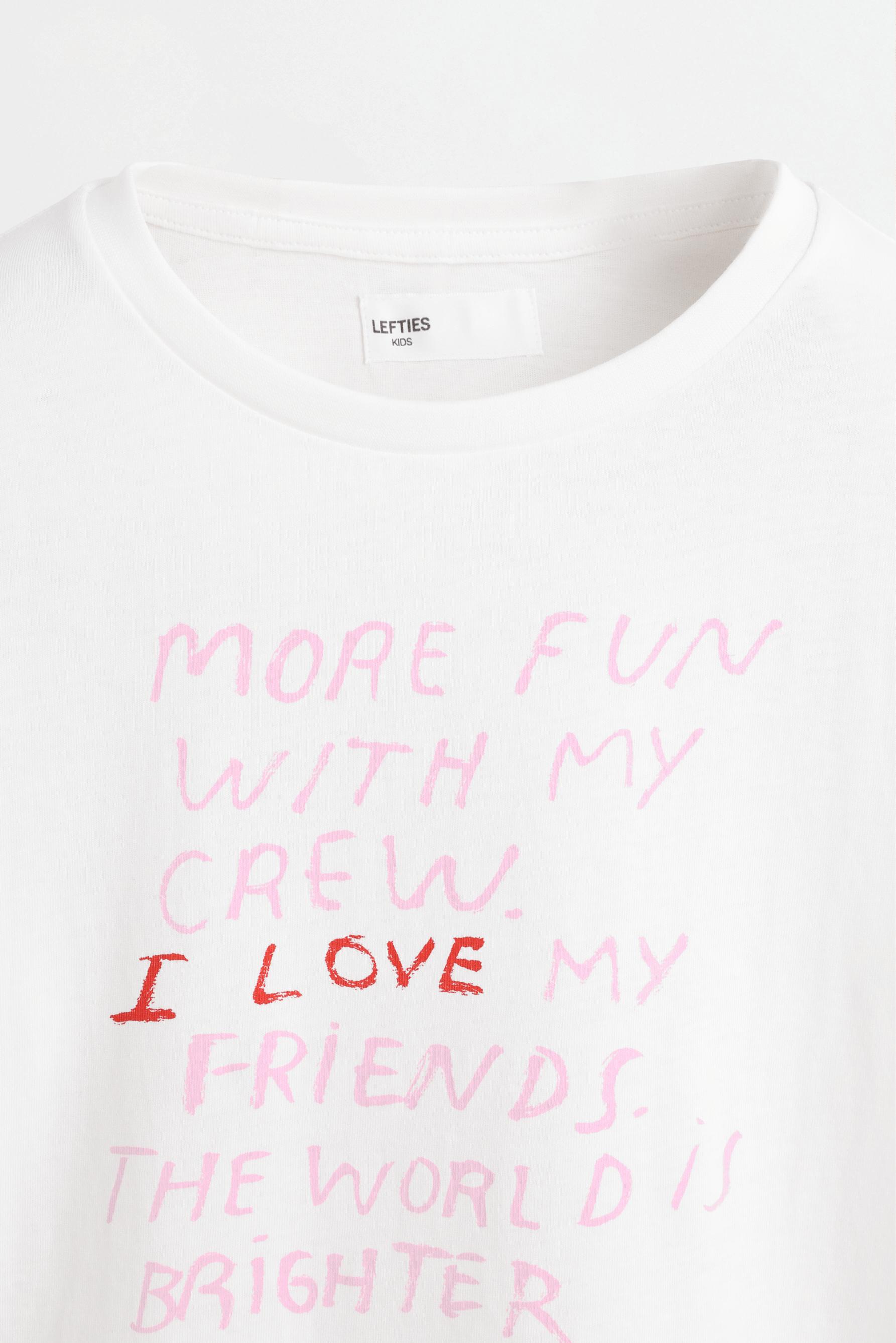 Printed T-shirt — WHITE