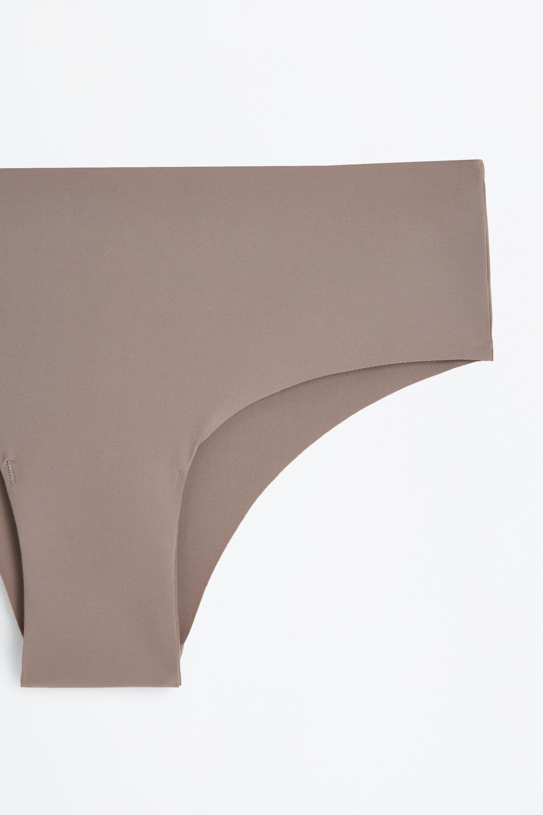 3-Pack of microfibre hipster briefs — DARK BROWN