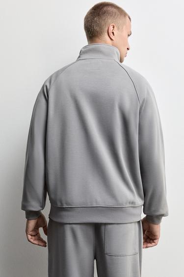 Interlock high-neck jacket — MEDIUM GREY 5