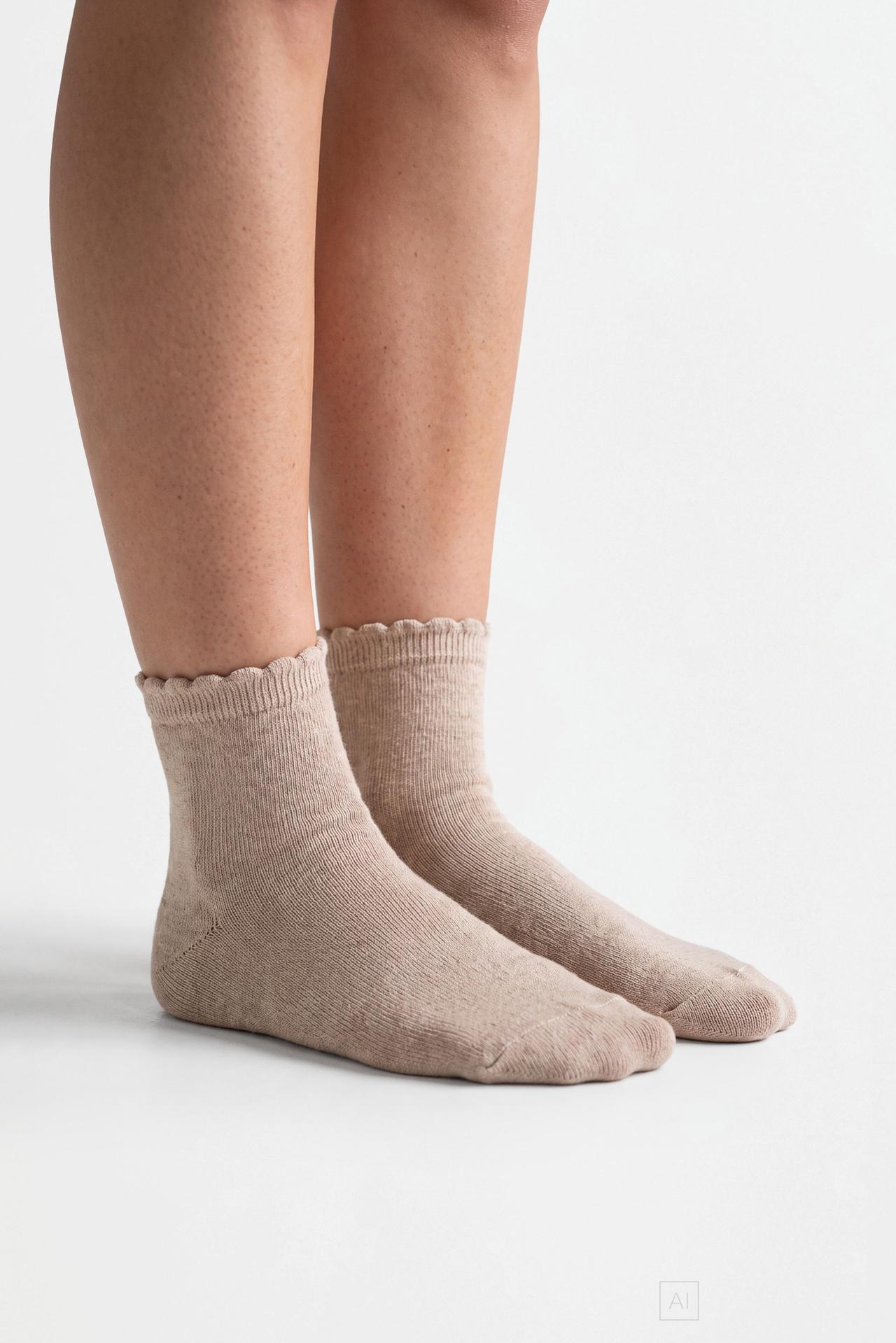 Ankle socks (7-pack) — SAND