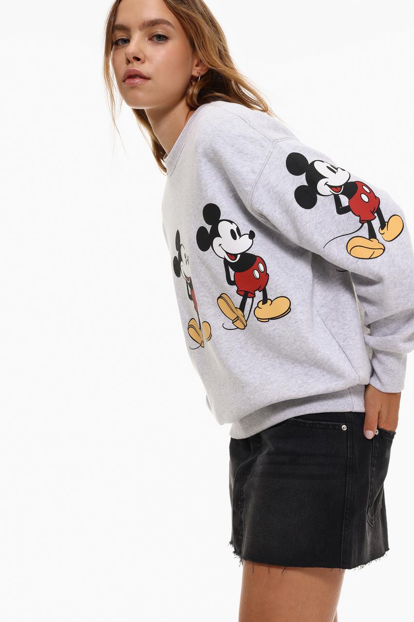 Sweatshirt Zara Mickey Mujer Zara Disney Sweatshirt Zara