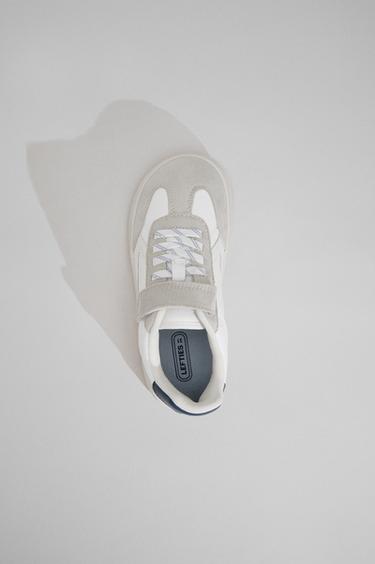 Barefoot mixed-material sneakers — WHITE 5