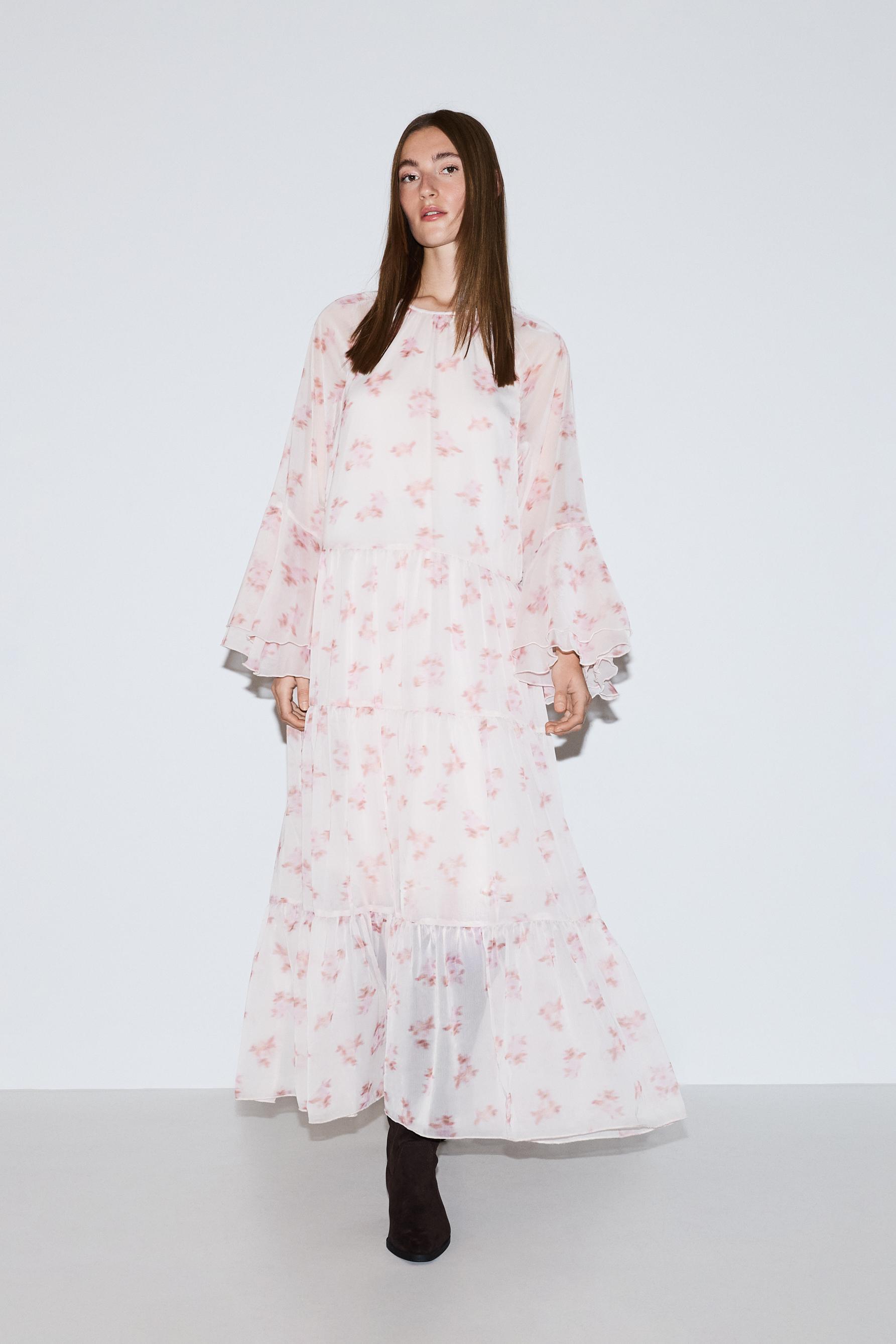 Vestido midi estampado