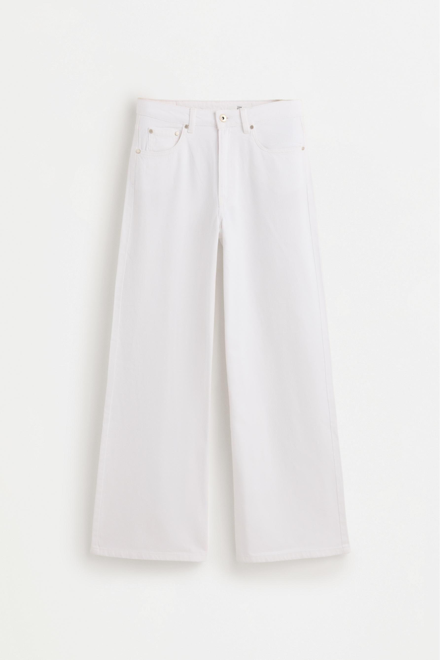 Wide-leg jeans — WHITE