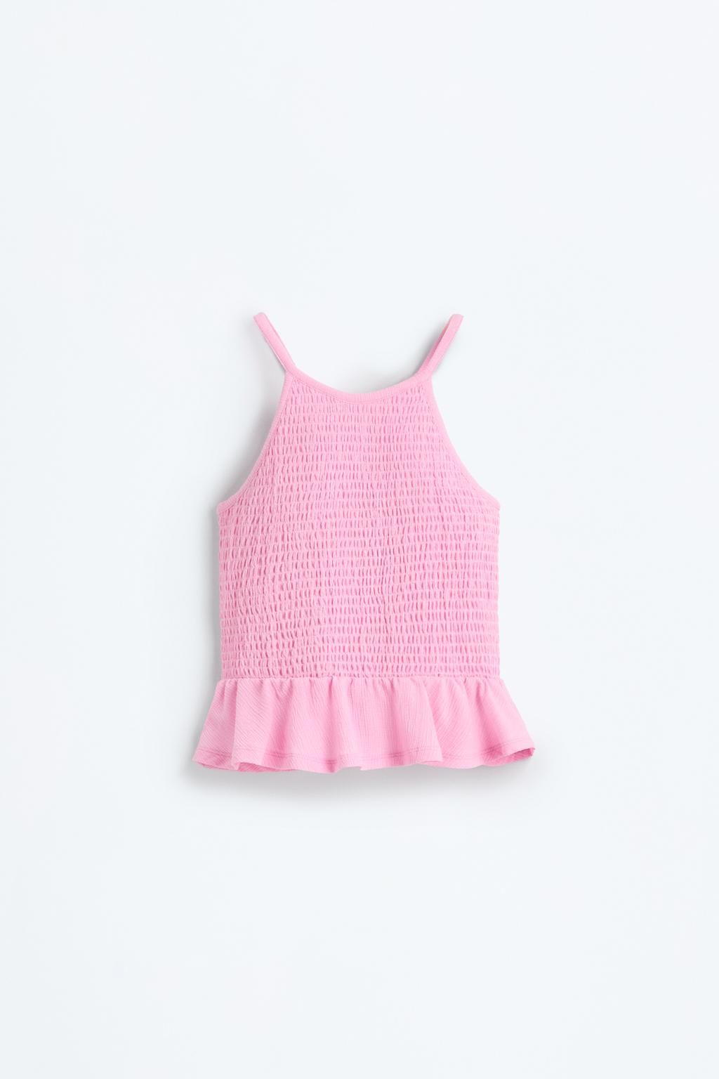 Textured halter top