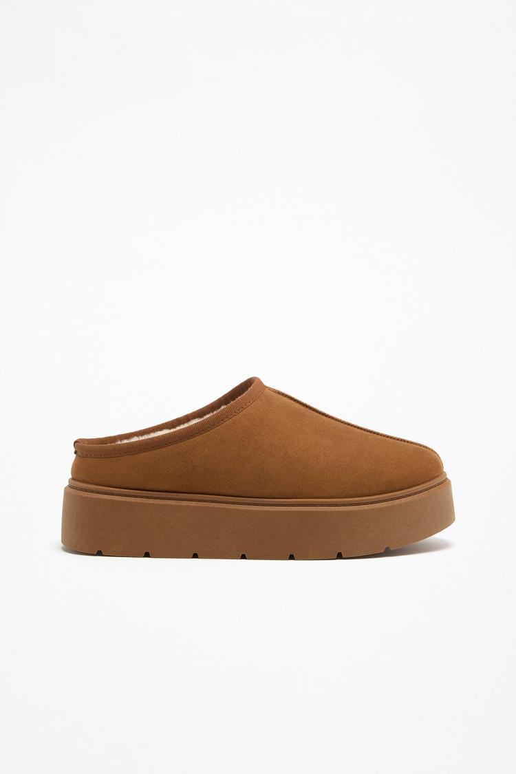 Platform clogs — LEATHER