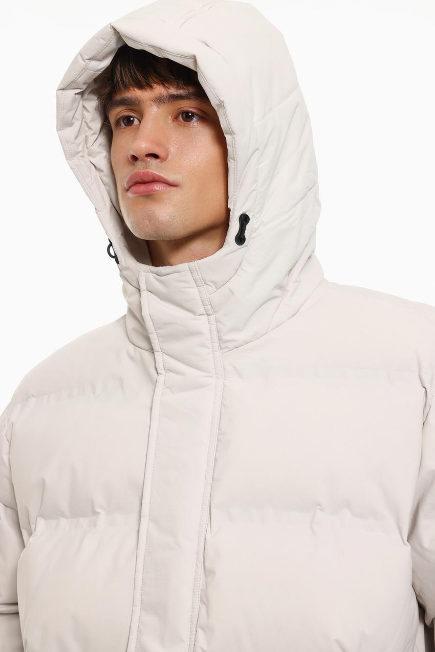 Capucha Abrigos De Hombre Lefties Abrigo Largo Acolchado Camisetas