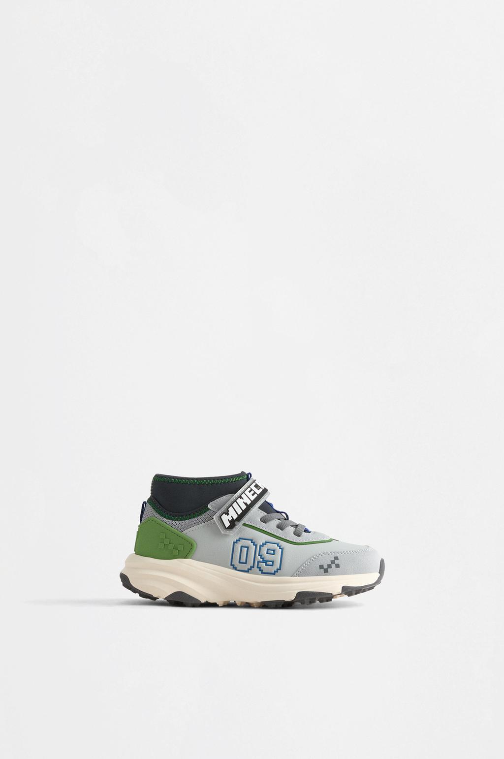 Minecraft Suede Sock-Style Sneakers