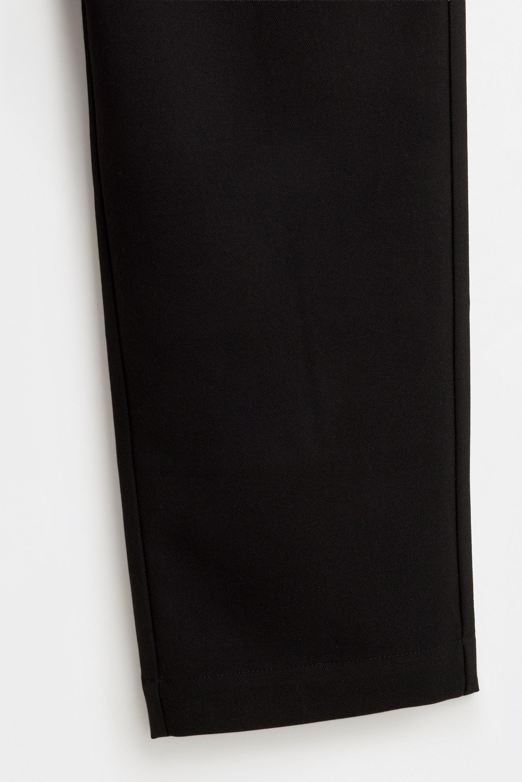 Tailored fit trousers — BLACK