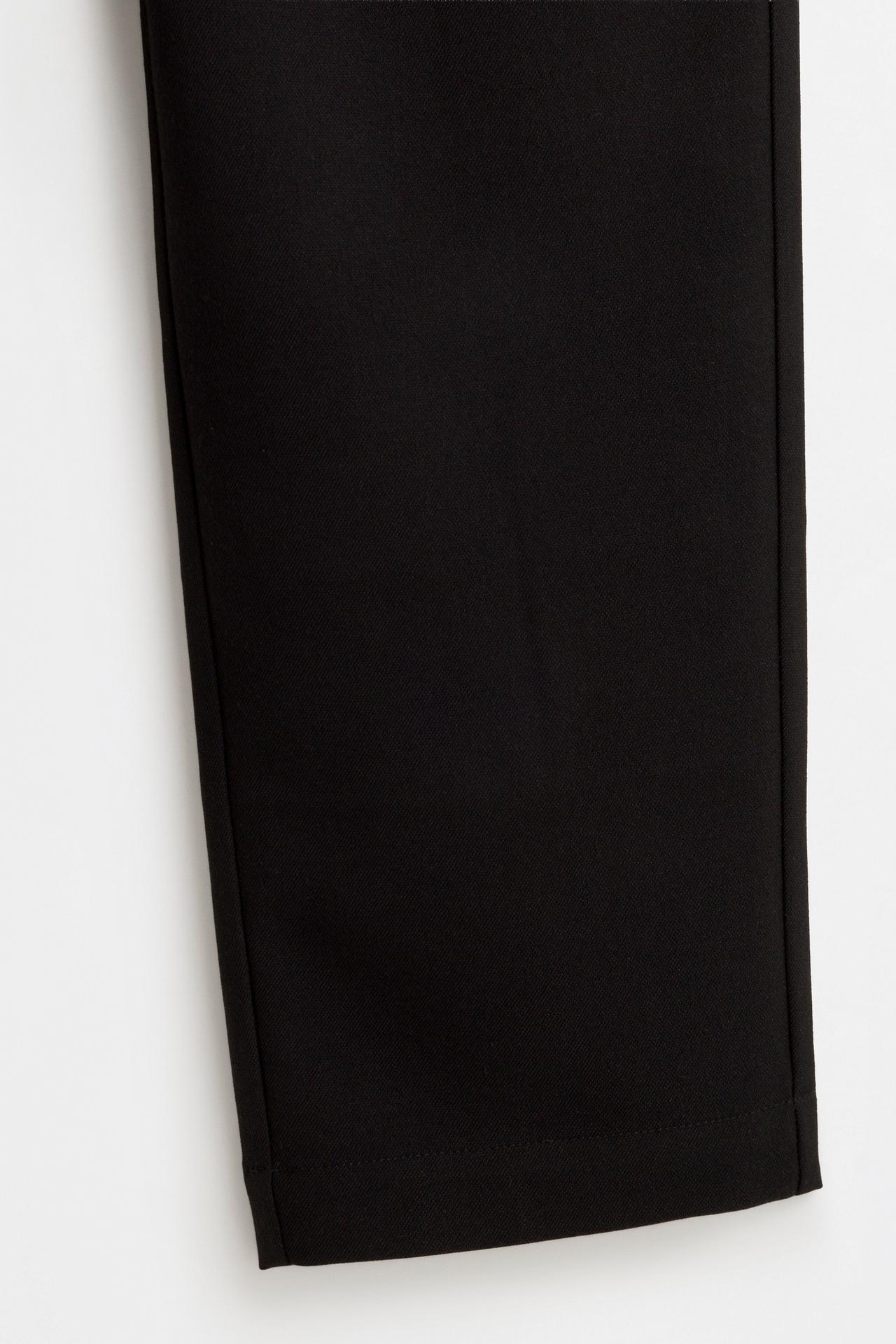 Tailored fit trousers — BLACK