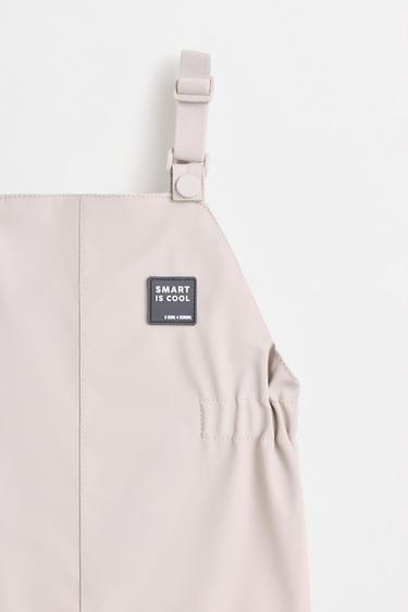 Rubberised fleece-lined overall — MEDIUM GREY 3