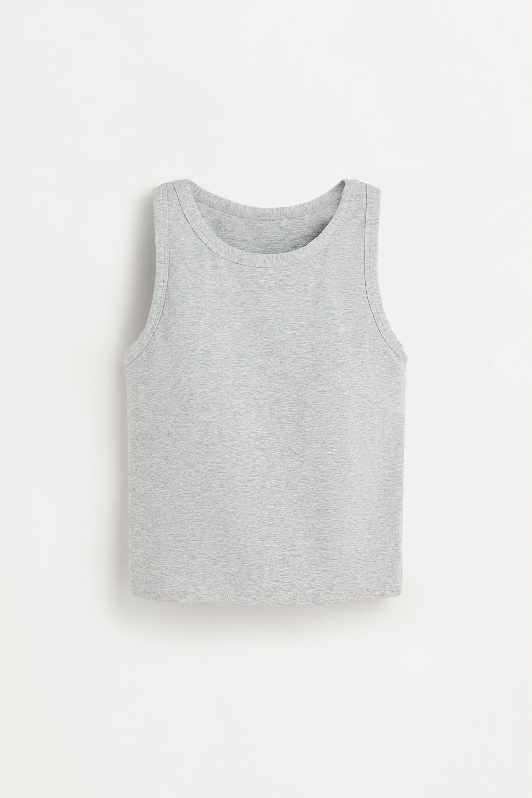 Top with built-in bra — GREY