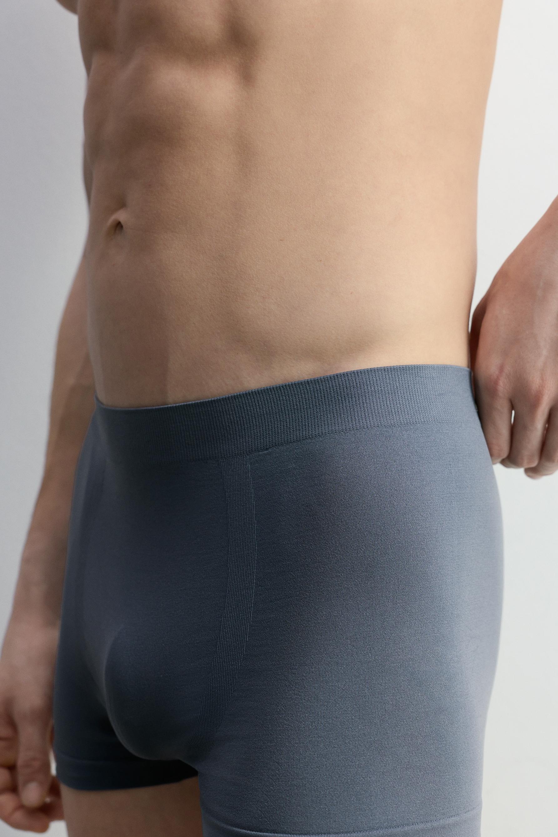 Pack of 3 seamless boxers — BLUE