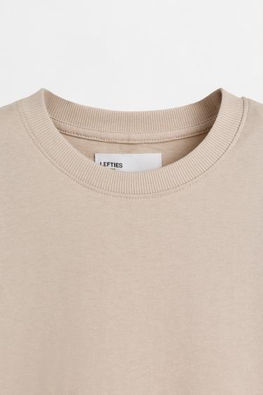 Pack of 4 plain long sleeve T-shirts — BEIGE 4