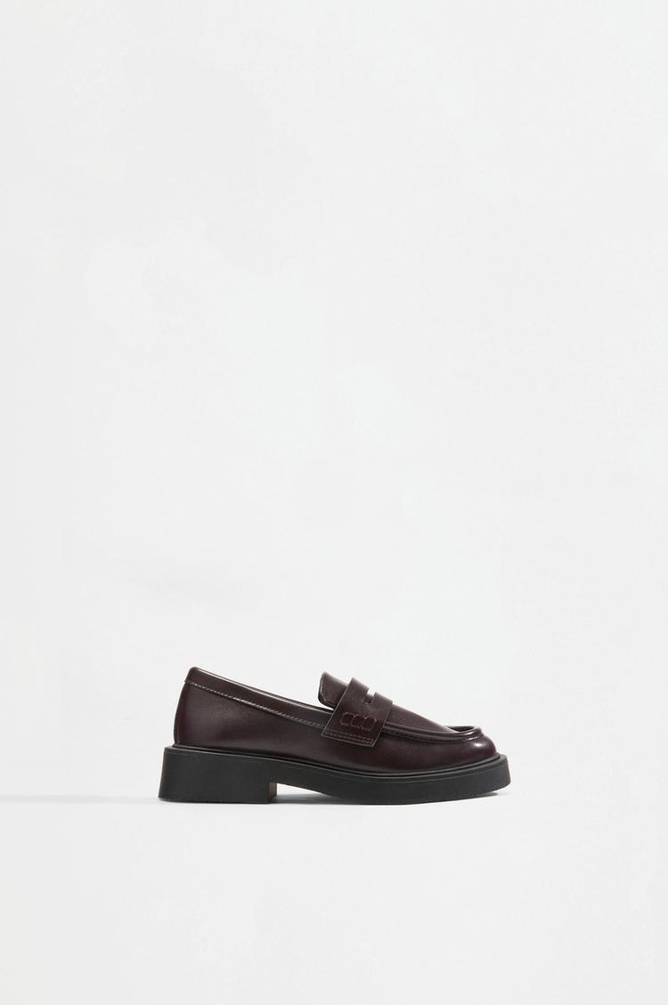 Penny Loafers — BURGUNDY