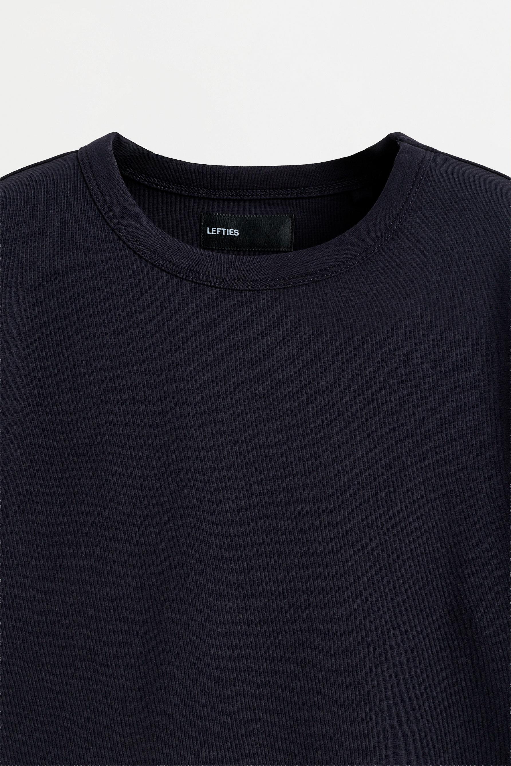 Basic short sleeve T-shirt — NAVY