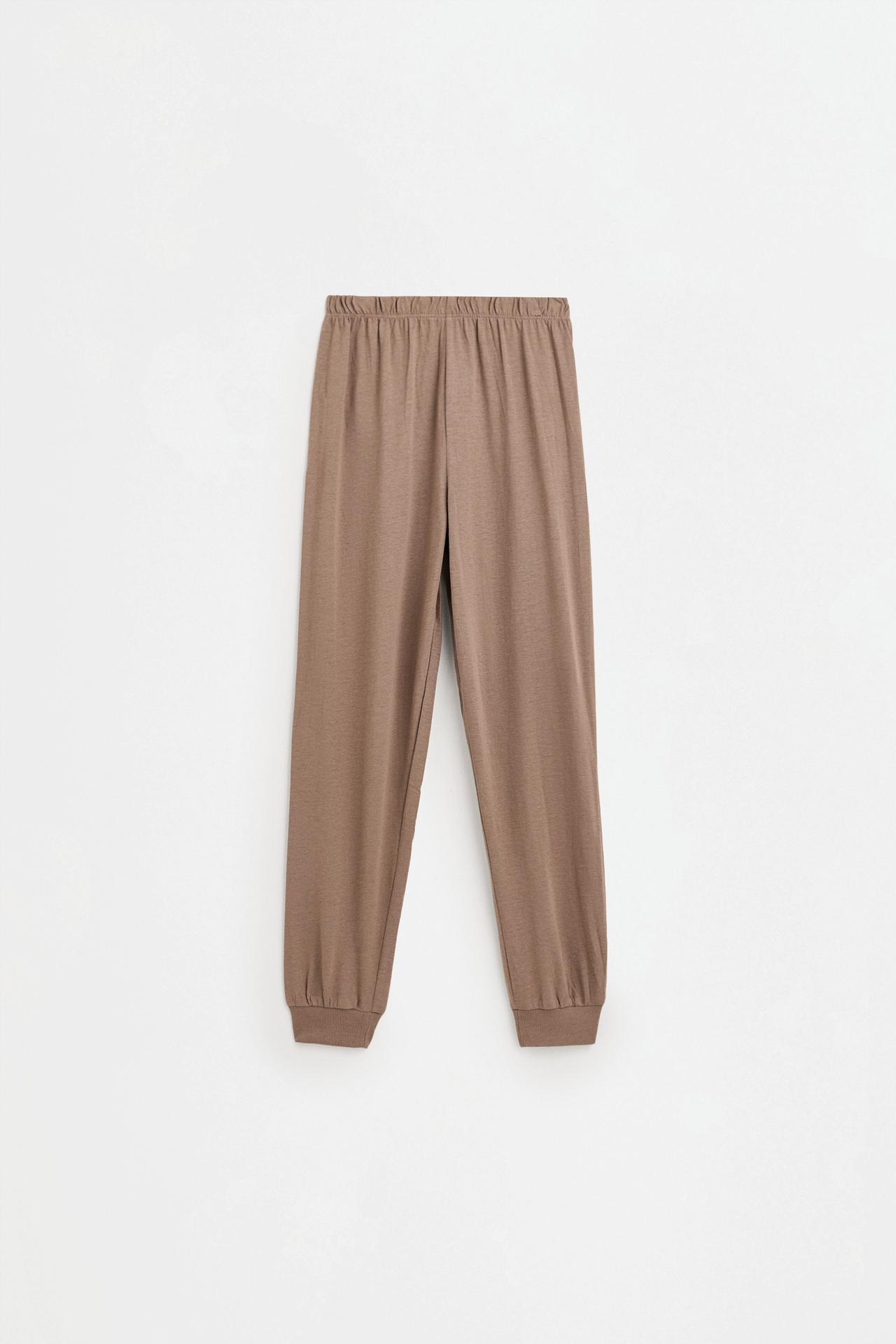 Long printed pyjamas — STONE