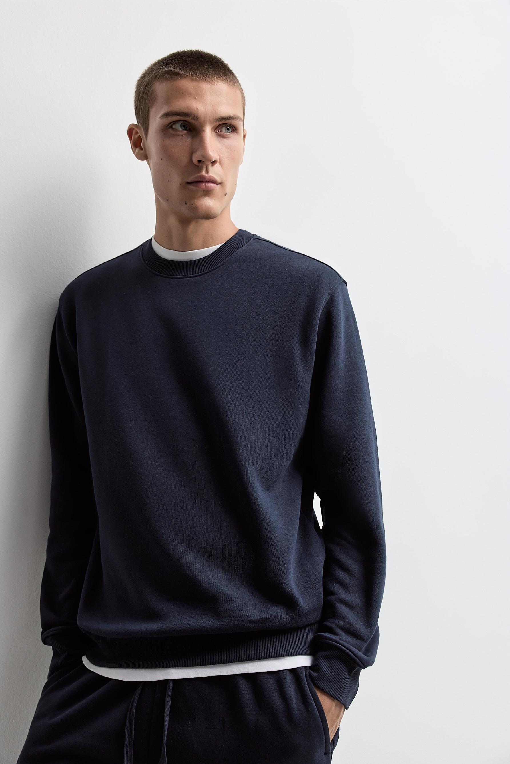 Basic sweatshirt — NAVY