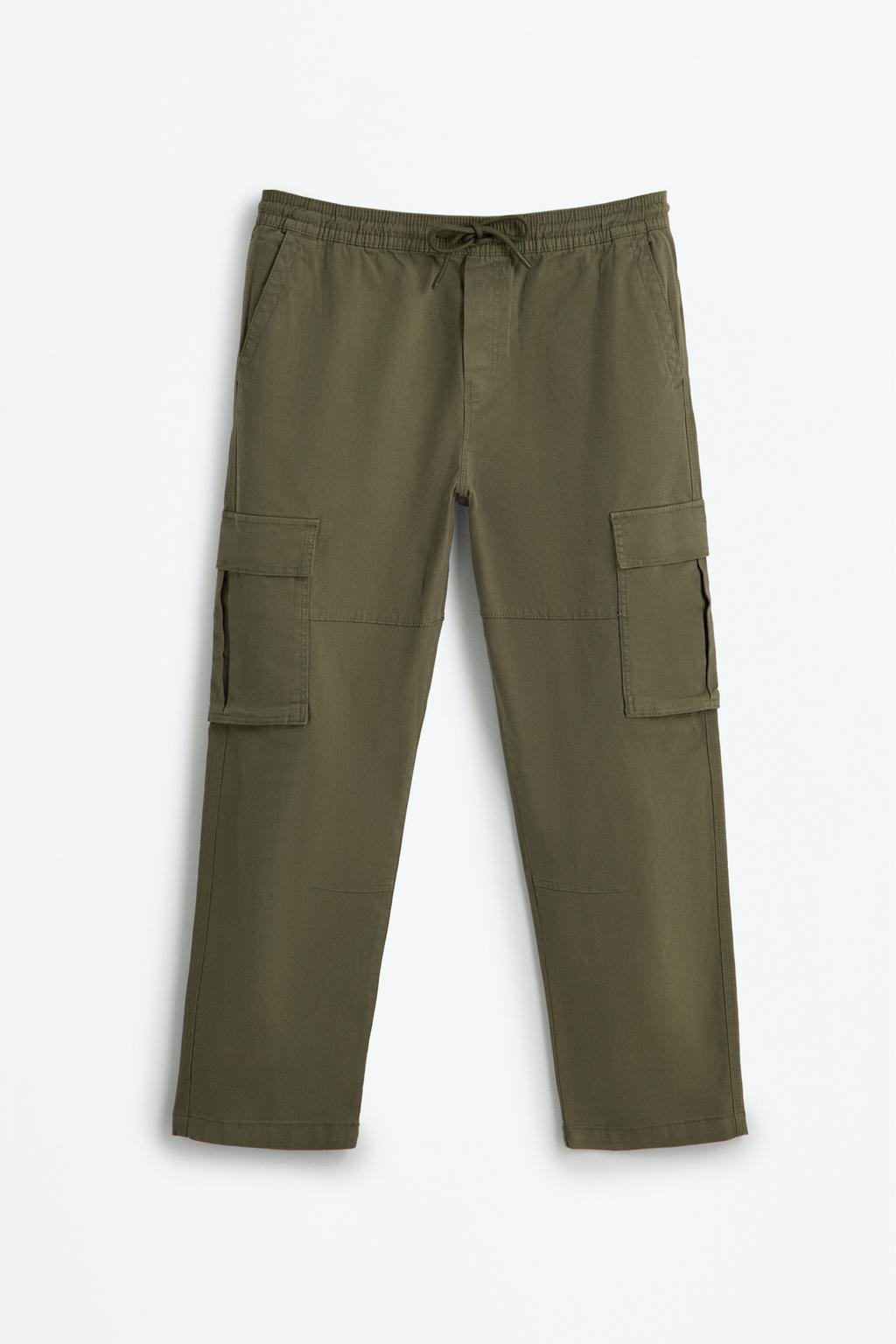 Relaxed fit cargo jogger pants